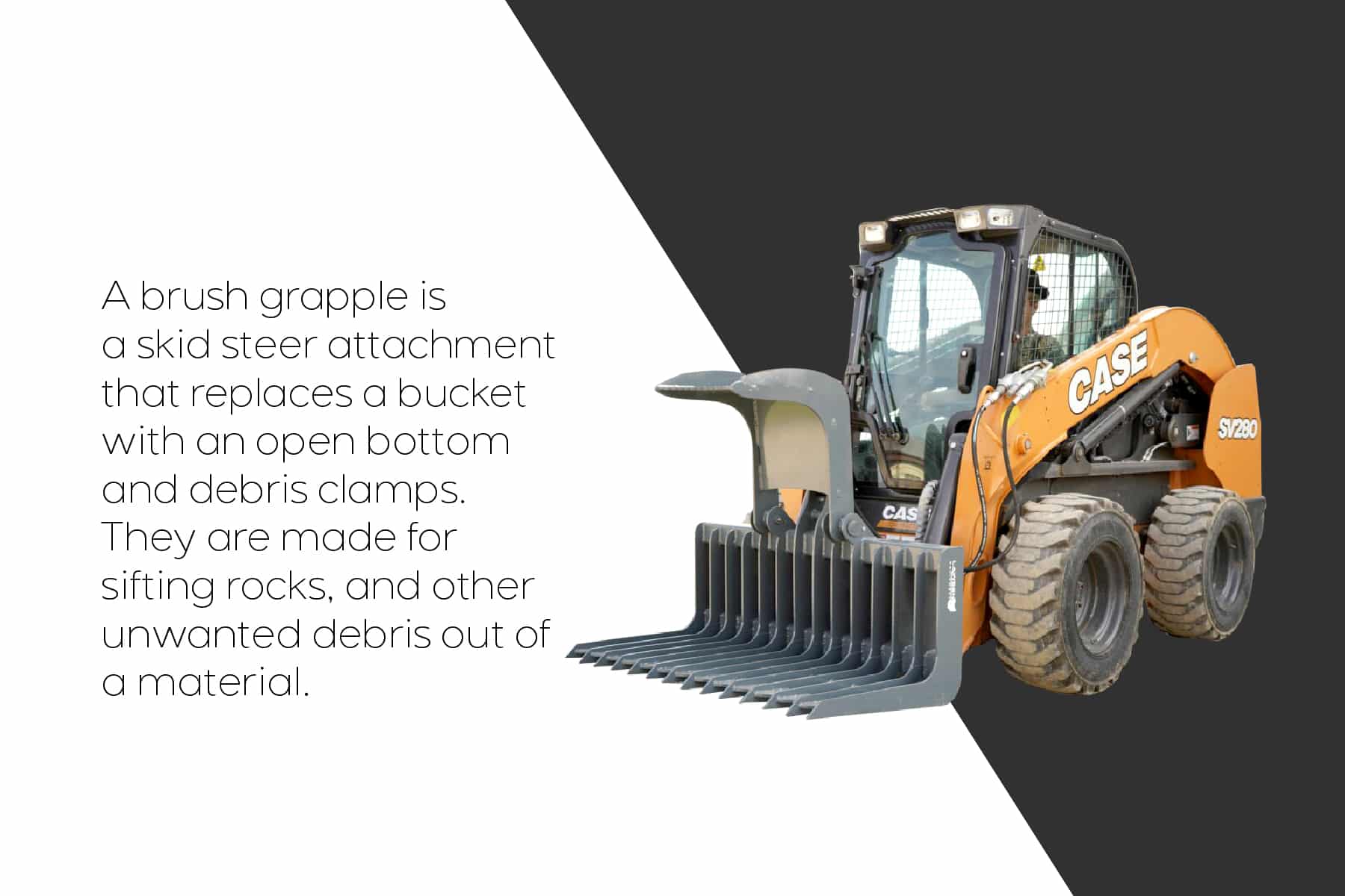 graphic about a brush grapple