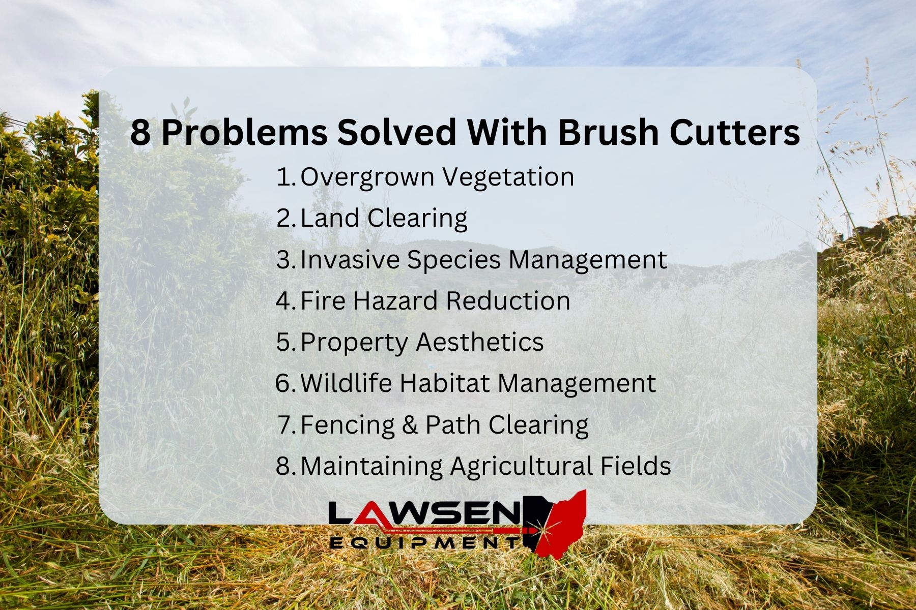 8 Problems Solved With Brush Cutters